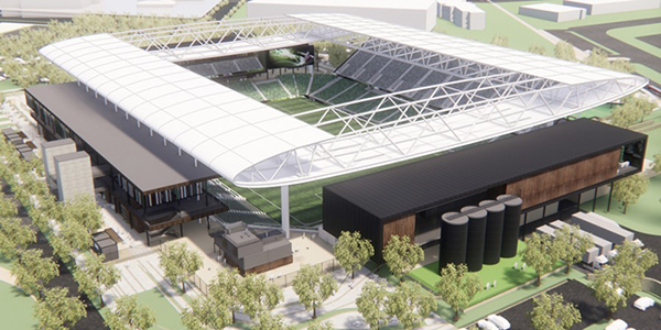 MLSのコロンバス・クルー、新スタジアムの完成予想図を公開