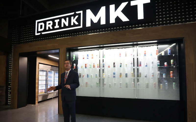 セルフサービスのドリンク専門店「ドリンクマーケット(Drink MKT)