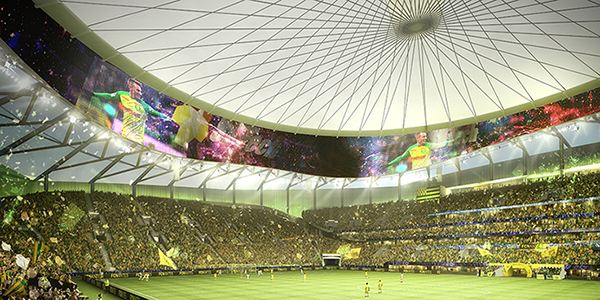 FCナントが新スタジアムのデザインを発表