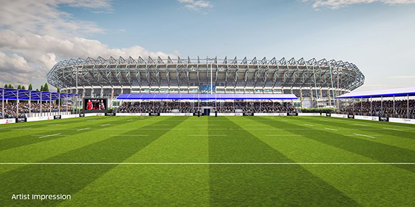 スコットランド・ラグビー協会、マレーフィールドに新たな小規模スタジアム整備を検討