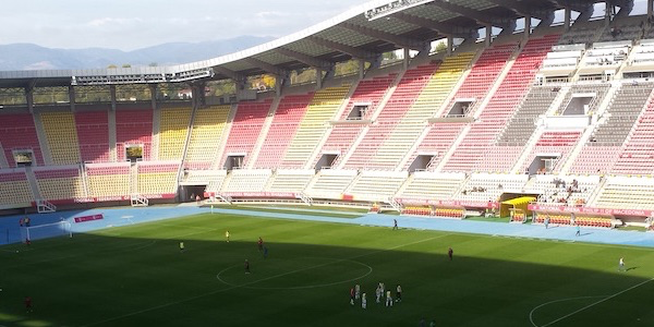 北マケドニアのナショナルスタジアム、ギリシャとの政府間合意で改名が決定