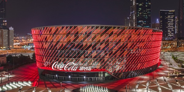 ドバイのコカ･コーラ･アリーナ、インドのイベント興行大手とチケット販売契約を締結