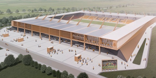 ケンブリッジ・ユナイテッドが新スタジアムの最新デザイン案を公表