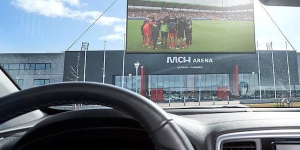 デンマークのFCミッティラン、無観客試合のドライブイン観戦を提案