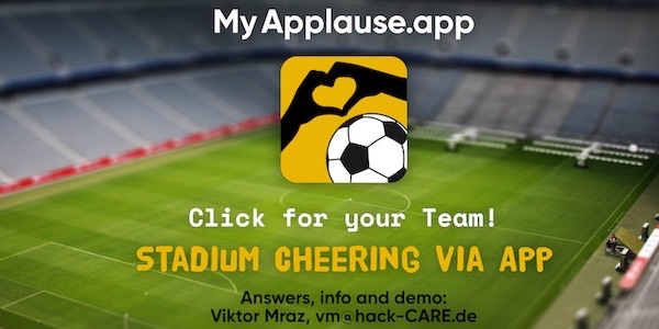 ドイツでスタジアムにサポーターの熱量を伝える応援音アプリが登場