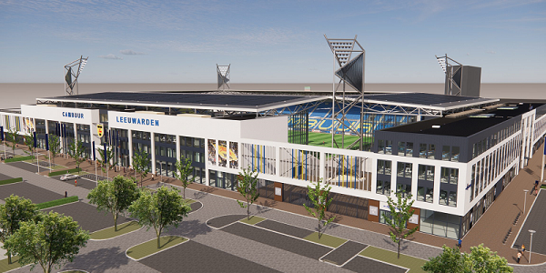 レーワルデン市とSCカンブールが新スタジアム建設計画でパートナーシップ契約を締結 