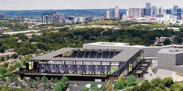 ナッシュビルSC、米国最大級のサッカー専用スタジアムの詳細情報を公開
