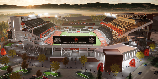 オレゴン州立大のリサー・スタジアム改修計画の支援者、匿名で約53億円を寄付