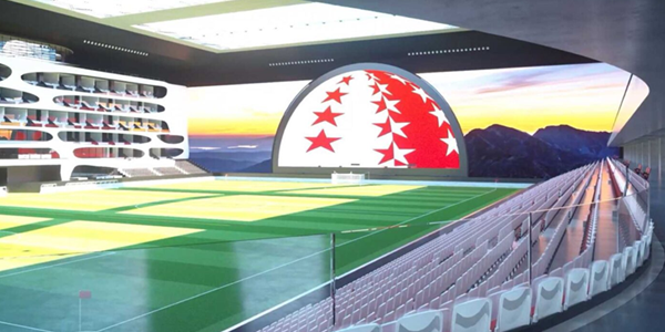 スイスのFCシオン、新スタジアム建設計画を決定
