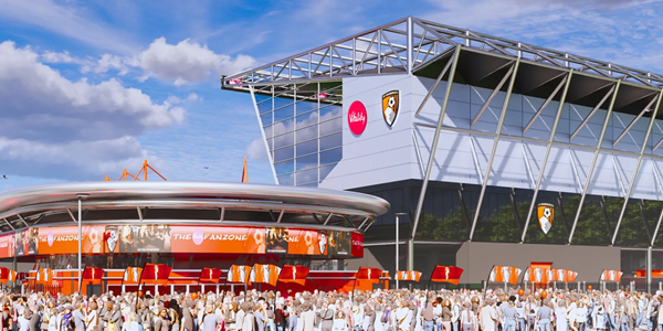 AFCボーンマス、スタジアム拡張プロジェクトの本申請を提出