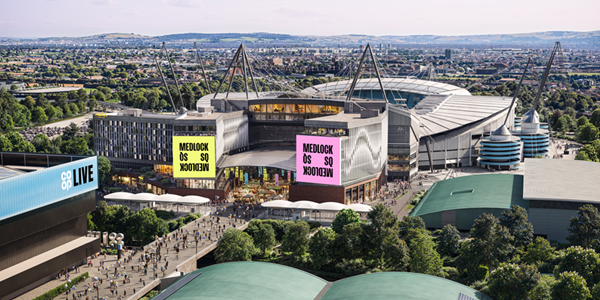 マンC、新たなエンタメ地区を『メドロック・スクエア』と命名