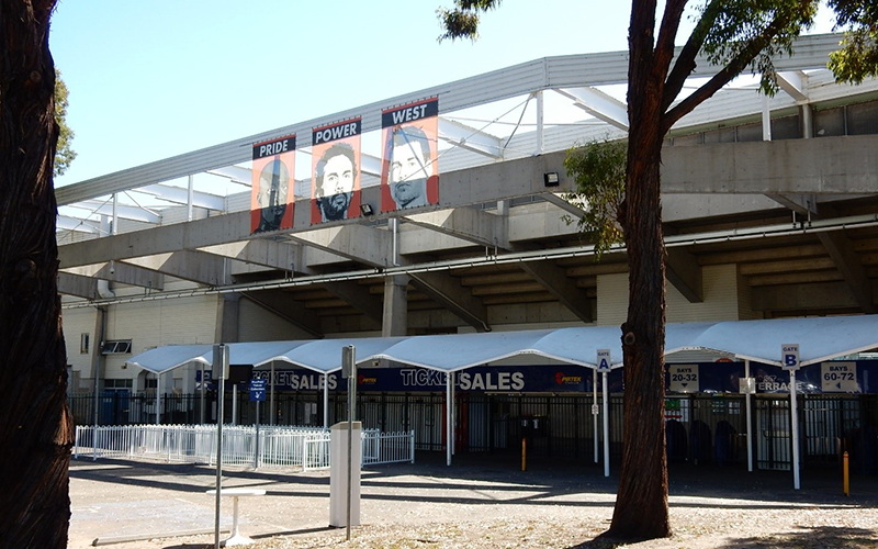 パラマタ･スタジアム(2015年2月当時)のバックスタンド