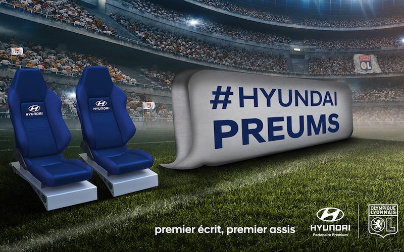 現代自動車とリヨンのコラボ企画『#HyundaiPreums プロモーション』