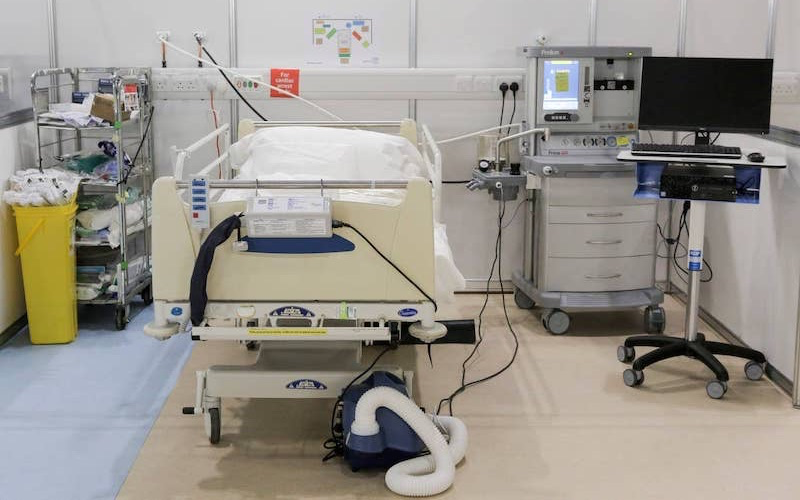 NHSナイチンゲール病院内の病床