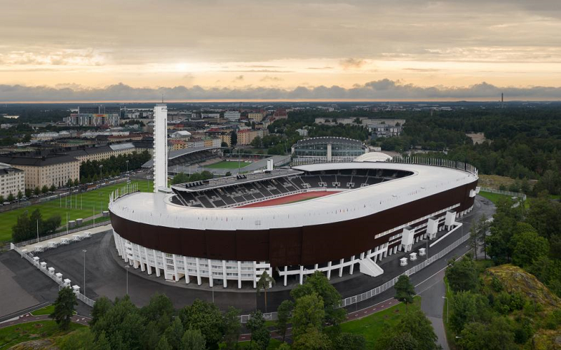 大規模改修されたヘルシンキ・オリンピックスタジアム