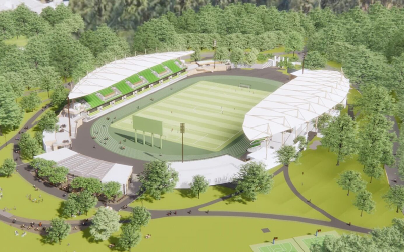 ボストン・レガシーFCのスタジアム改修計画のイメージ