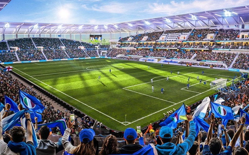 新スタジアムの完成イメージ