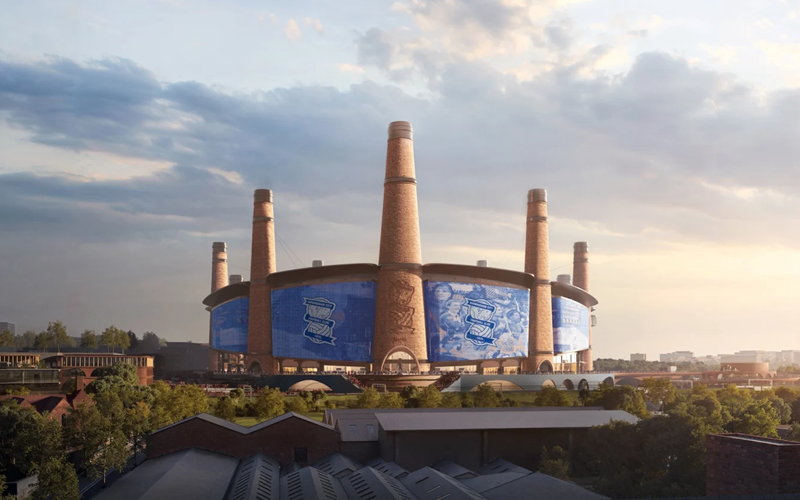 新スタジアムの外観イメージ