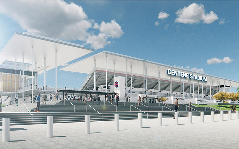 センテン・スタジアムの完成イメージ
